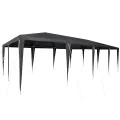 Tente de fête anthracite 8x4 m PE