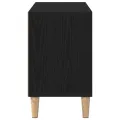 Meuble TV en chêne noir - 69.5x30x50 cm, bois d'ingénierie