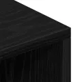 Meuble TV en chêne noir - 69.5x30x50 cm, bois d'ingénierie