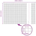 Clôture en Fil Soudé 0,6x25 m Acier Galvanisé