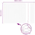 Clôture hexagonale Grise 1x100m Acier