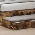 Tiroirs de lit Chêne fumé 80x36.5x16.5 cm Bois reconstitué