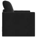 Sofa Lit 2-en-1 Noir 74x77x81 cm Velours