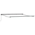 Store banane manuel rétractable – marron, 400 x 300 cm