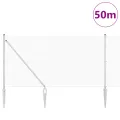 Clôture en fil soudé avec 13 piquets pointus 1,2x50 m Acier galvanisé