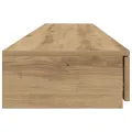 Tiroirs de lit  en chêne artisan - 180x36,5x16,5 cm en bois d'ingénierie