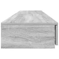 Tiroirs de lit  Gris Sonoma 180x36,5x16,5 cm en bois d'ingénierie