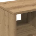 Table d'appoint  sur roulettes en chêne 50x30x55 cm en bois d'ingénierie