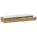 Tiroirs de lit  Chêne artisan 120x36,5x16,5 cm En bois d'ingénierie