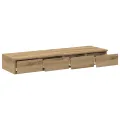 Tiroirs de lit  Chêne artisan 120x36,5x16,5 cm En bois d'ingénierie