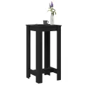 Table haute  Chêne noir en bois d'ingénierie 51x50x103,5 cm