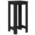 Table haute  Chêne noir en bois d'ingénierie 51x50x103,5 cm
