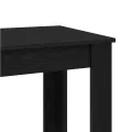 Table haute  Chêne noir en bois d'ingénierie 51x50x103,5 cm