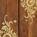 Buffet 60x33x75 cm en bois massif de mangue