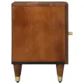 Tables de chevet 2 pcs 40x33x46 cm en bois solide de mangue