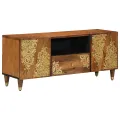 Meuble TV 105x33x46 cm en bois de manguier massif