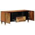 Meuble TV 105x33x46 cm en bois de manguier massif