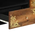 Meuble TV 105x33x46 cm en bois de manguier massif