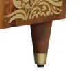Meuble TV 105x33x46 cm en bois de manguier massif
