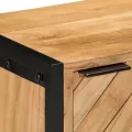 Table de Chevet 40x30x50 cm Bois Massif Acacia