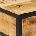Cabinet de chevet 40x35x50 cm Bois massif de manguier brut