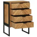 Highboard 50x35x75 cm en bois massif d'acacia