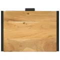 Highboard 50x35x75 cm en bois massif d'acacia