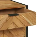 Highboard 50x35x75 cm en bois massif d'acacia
