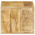 Cabinet de chevet mural 40x30x25 cm Bois massif Manguier brut