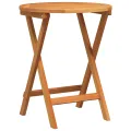 Ensemble Bistro de 3 Pièces avec Coussins en Bois d'Acacia Massif