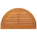 Ensemble de bistro 3 pièces avec coussins en bois massif d'acacia
