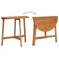 Ensemble de bistro 3 pièces avec coussins en bois massif d'acacia