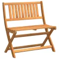 Banc de jardin pliant 80x46x85 cm en bois massif d'acacia