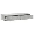 Tiroirs de lit  Gris béton 100x36,5x16,5 cm en bois d'ingénierie