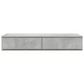 Tiroirs de lit  Gris béton 100x36,5x16,5 cm en bois d'ingénierie