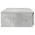 Tiroirs de lit  Gris béton 100x36,5x16,5 cm en bois d'ingénierie