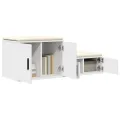 Meuble de rangement  Blanc 103x41x40 cm en panneaux de particules
