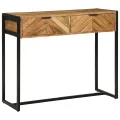 Table Console 90x35x75 cm Bois Massif Acacia