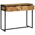 Table Console 90x35x75 cm Bois Massif Acacia