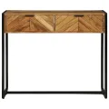 Table Console 90x35x75 cm Bois Massif Acacia