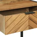 Table Console 90x35x75 cm Bois Massif Acacia
