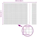 Clôture en fil soudé 1.5x25 m Acier galvanisé