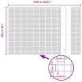 Clôture en fil soudé 1.6 x 25 m Acier galvanisé