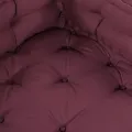 Coussin de canapé surpalette  avec accoudoirs et soutien lombaire en tissu rouge