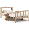 Cadre de lit sans matelas 90x190 cm bois de pin massif