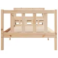 Cadre de lit sans matelas 90x190 cm bois de pin massif