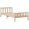 Cadre de lit sans matelas 90x190 cm bois de pin massif
