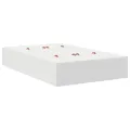 Cadre de lit de rangement Blanc 120x190 cm