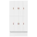Cadre de lit de rangement Blanc 120x190 cm