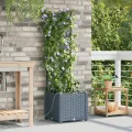 Jardinières  avec système d'irrigation légère gris clair